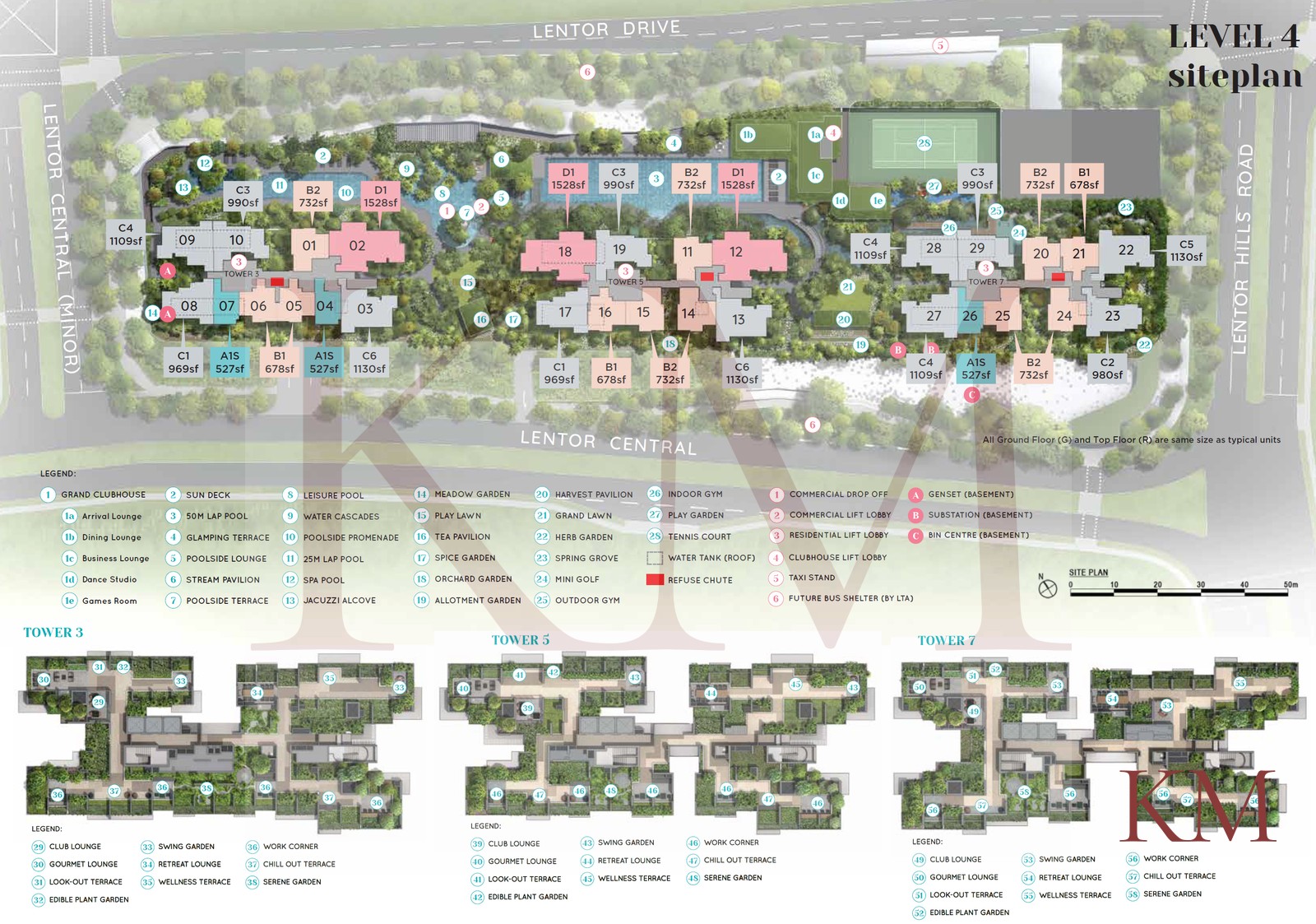 Lentor Modern site plan
