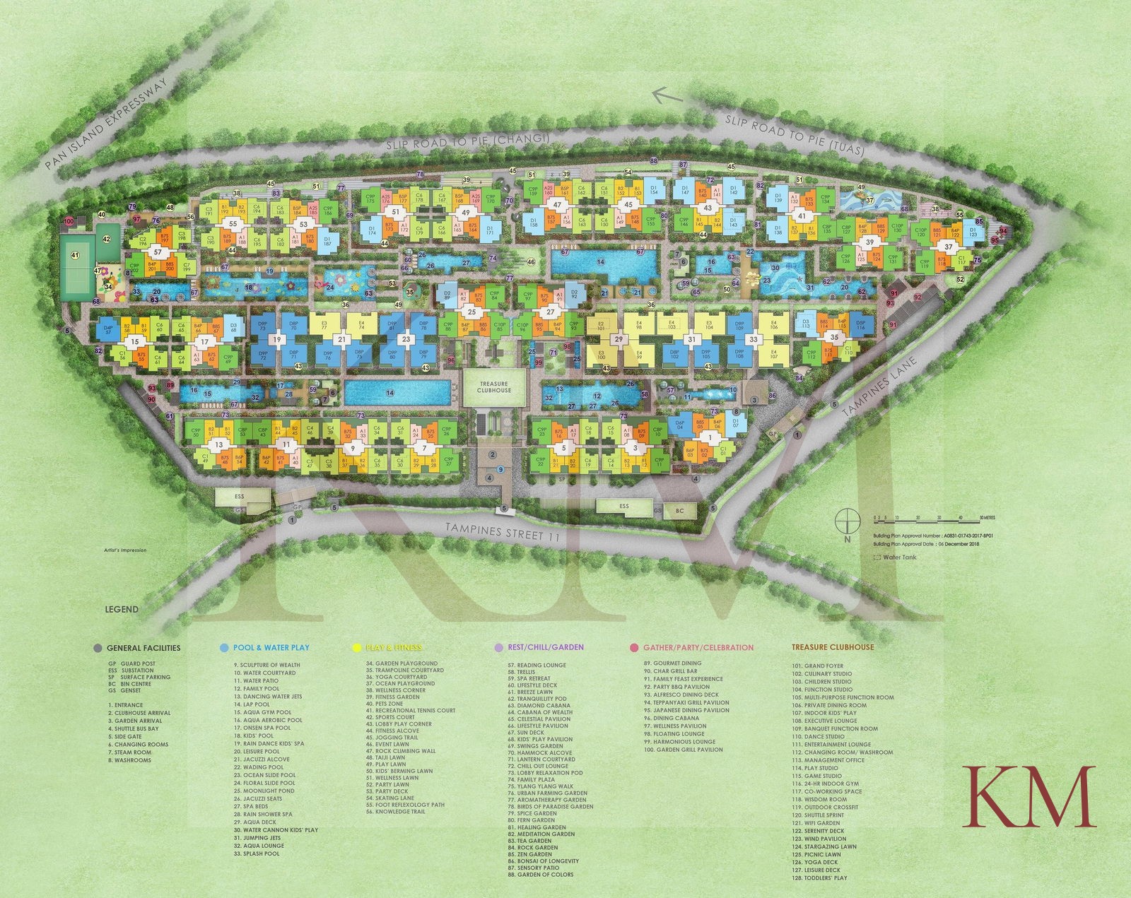 Treasure at Tampines site plan